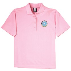 View a larger, more detailed picture of the 60 40 Blend Pique Sport Shirt - Ladies 