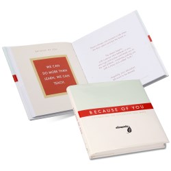 View a larger, more detailed picture of the Gift of Inspiration Book Because of You