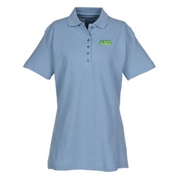 View a larger, more detailed picture of the 100 Combed Cotton Pique Sport Shirt - Ladies 