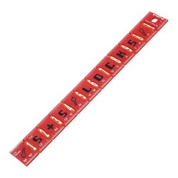 View a larger, more detailed picture of the Fold em Up Ruler