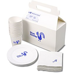 View a larger, more detailed picture of the Snack Pack - Paper Plate Cup and Napkin Set