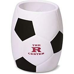 View a larger, more detailed picture of the Sport Can Holder - Soccer Ball
