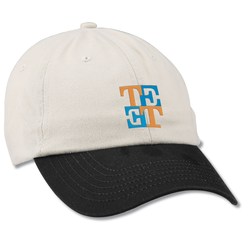 View a larger, more detailed picture of the Bio-Washed Cap - Two Tone - Embroidered