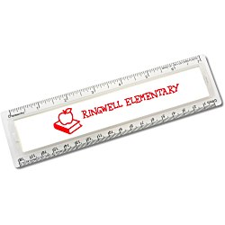 View a larger, more detailed picture of the Corn Plastic Magnaview Ruler - 7 