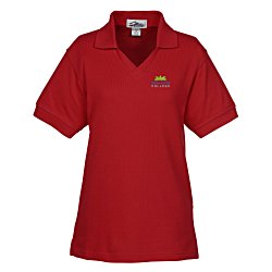 View a larger, more detailed picture of the Venice 60 40 Blend Pique Polo - Ladies 