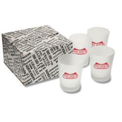 View a larger, more detailed picture of the English Hi Ball Glass Set - Frosted
