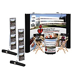 View a larger, more detailed picture of the Standard Curved Floor Display - 10 - Mural Center - Kit