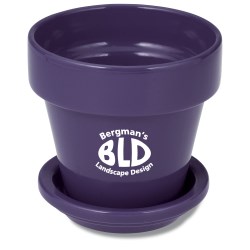 View a larger, more detailed picture of the Flower Pot w Saucer