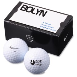 View a larger, more detailed picture of the Nike Power Soft 2-Golf Ball Business Card Box