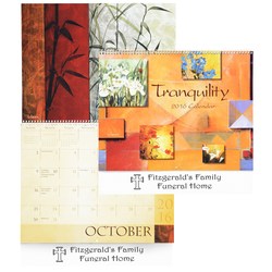 View a larger, more detailed picture of the Tranquility 12-Month Calendar