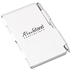 View a larger, more detailed picture of the Aluminum Jotter with Pen