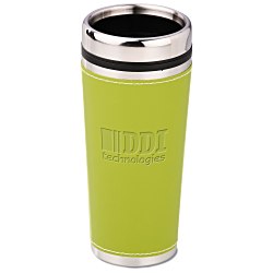 View a larger, more detailed picture of the Leatherette Tumbler - 16 oz - Debossed
