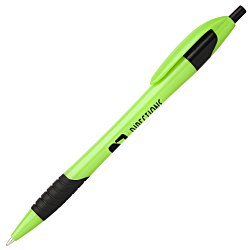 View a larger, more detailed picture of the Solis Clic Pen w Grip - Metallic