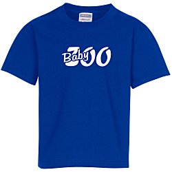 View a larger, more detailed picture of the Jerzees Cotton T-Shirt - Youth - Colors