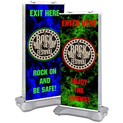 View a larger, more detailed picture of the Indoor Outdoor Retractor Banner