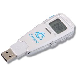 View a larger, more detailed picture of the USB Flash Drive w Clock - 1GB