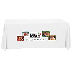 View a larger, more detailed picture of the Closed-Back Table Throw - 6 - Front Panel - Full Color