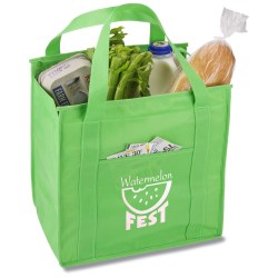 View a larger, more detailed picture of the Insulated Polypropylene Grocery Tote
