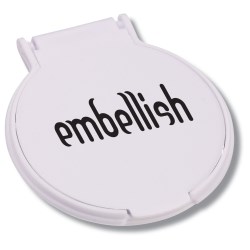View a larger, more detailed picture of the Compact Round Mirror - Opaque - 24 hr