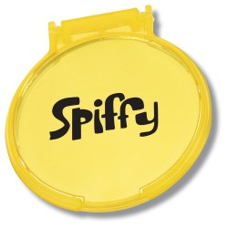 View a larger, more detailed picture of the Compact Round Mirror - Translucent - 24 hr