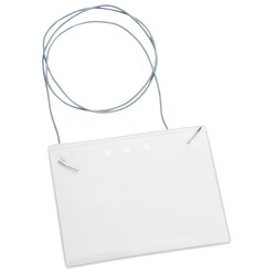 View a larger, more detailed picture of the Eco-Friendly Badge Holder - Elastic Neck Cord