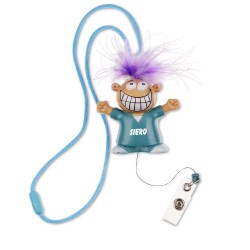 View a larger, more detailed picture of the Goofy Medical Badge Pull