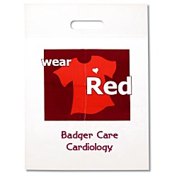 View a larger, more detailed picture of the Wear Red Die Cut Bag