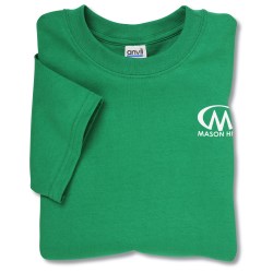 View a larger, more detailed picture of the Anvil 5 4 oz Cotton T-Shirt w TearAway Label - Colors