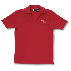 View a larger, more detailed picture of the Easy-Care Superblend Pique w Stain Release - Ladies 