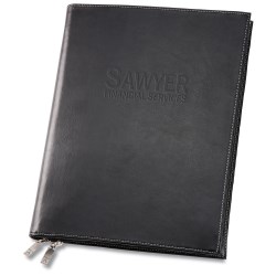 View a larger, more detailed picture of the Deluxe Zippered Padfolio