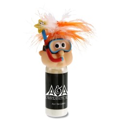 View a larger, more detailed picture of the Goofy Head Sun Lotion - Snorkel Guy
