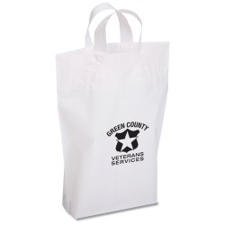 View a larger, more detailed picture of the Oxo-Biodegradable Soft Loop Shopper - 15 x 12 