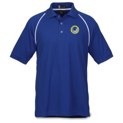 View a larger, more detailed picture of the Moisture Management Polo with Piping - Men s