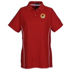 View a larger, more detailed picture of the Moisture Management Polo with Piping - Ladies 