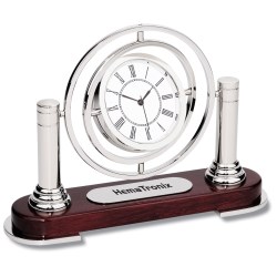 View a larger, more detailed picture of the Rosewood Spin Clock