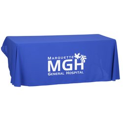 View a larger, more detailed picture of the Open-Back Polyester Table Throw - 8 