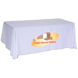 View a larger, more detailed picture of the Open-Back Table Throw - 6 - Front Panel - Full Color