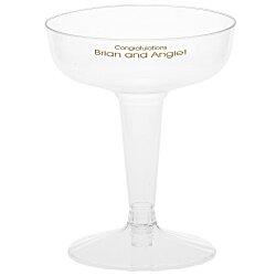 View a larger, more detailed picture of the Two-Piece Plastic Champagne Glass - 4 oz 