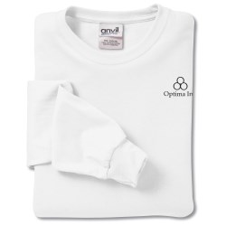 View a larger, more detailed picture of the Anvil 5 4 oz LS T-Shirt w TearAway Label - Colors