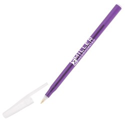 View a larger, more detailed picture of the Value Stick Pen - Translucent - 24 hr