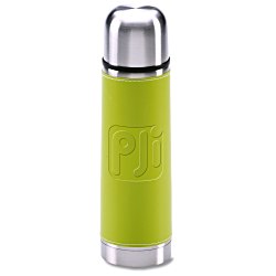 View a larger, more detailed picture of the Leatherette Vacuum Bottle - 16 oz - Debossed