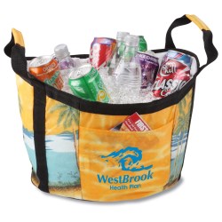 View a larger, more detailed picture of the Life-of-the-Party Tub Cooler - Beach