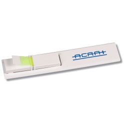 View a larger, more detailed picture of the Bookmark Ruler w Pop-up Tape Flags - Opaque