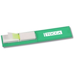 View a larger, more detailed picture of the Bookmark Ruler w Pop-up Tape Flags - Translucent