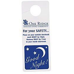 View a larger, more detailed picture of the Plastic Door Hanger