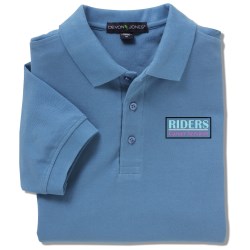 View a larger, more detailed picture of the Devon & Jones Organic Pique Polo - Men s