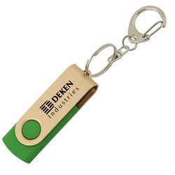 View a larger, more detailed picture of the Swing USB Drive - Gold - 2GB