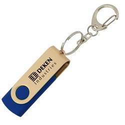View a larger, more detailed picture of the Swing USB Drive - Gold - 4GB