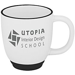 View a larger, more detailed picture of the Two-Tone Bistro Mug - 12 oz - White - 24 hr