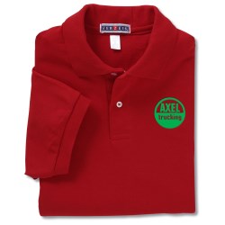 View a larger, more detailed picture of the Jerzees Spotshield Pique Sport Shirt
